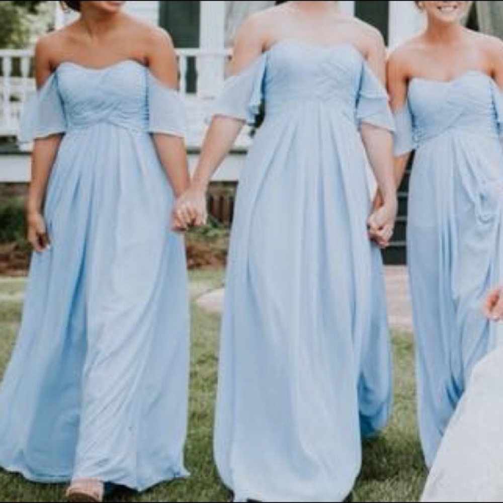Mori Lee cornflower blue Dress